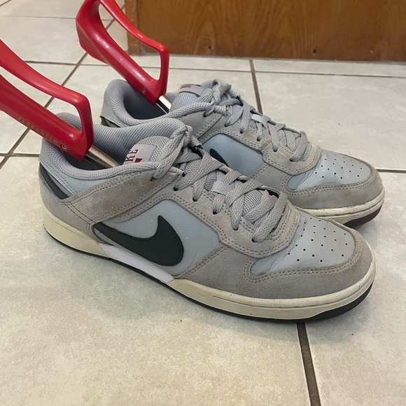 2012 Nike Renzo 2 Mens 8.5 Skateboard Low Suede Leather Gray Black - Picture 7 of 12